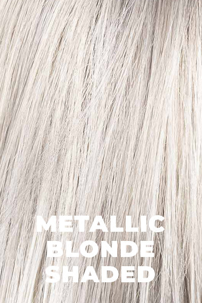 Ellen Wille Toppers - Stream Ellen Wille Pearl Platinum, Pearl White, and Grey Blend with shaded roots.