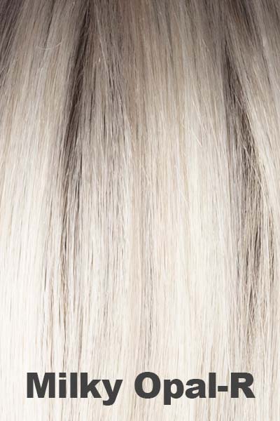 Color Milky Opal-R for Noriko wig Rin (#1730). Pale Blonde with dark brown roots. 