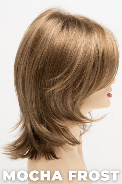 Color Swatch Mocha Frost for Envy wig Rose.  Golden brown with subtle golden blonde highlights.