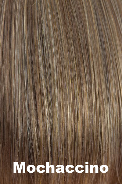 Orchid - Deluxe Hairline TP (#6548) - Mochaccino. Light Golden Brown with Light Gold Blond (14+40) Highlights.