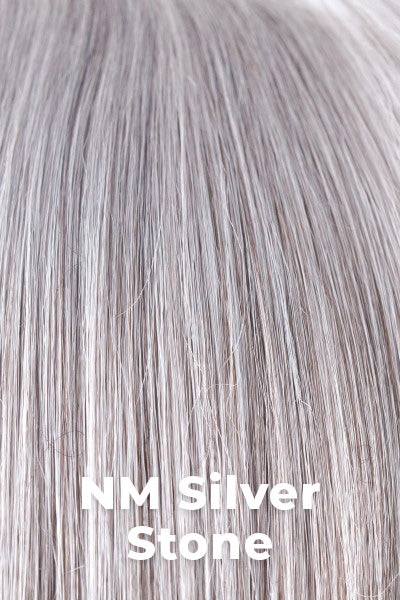 Noriko Wigs - Hana (#1732) - NM Silver Stone. Multiple Shades of Grey Blended with a Dark Brown Base.