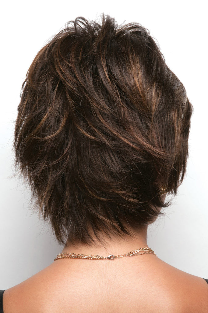 Model wearing the Noriko wig Ryan #1653 4.