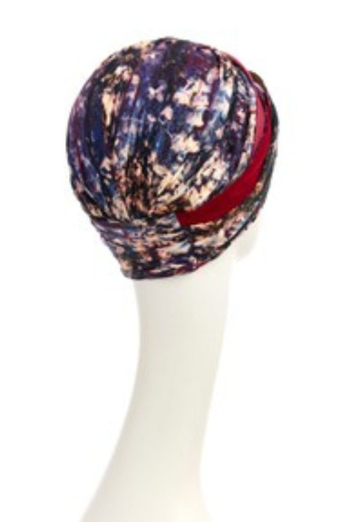 Headwear in the color Tie Dye Dusk.