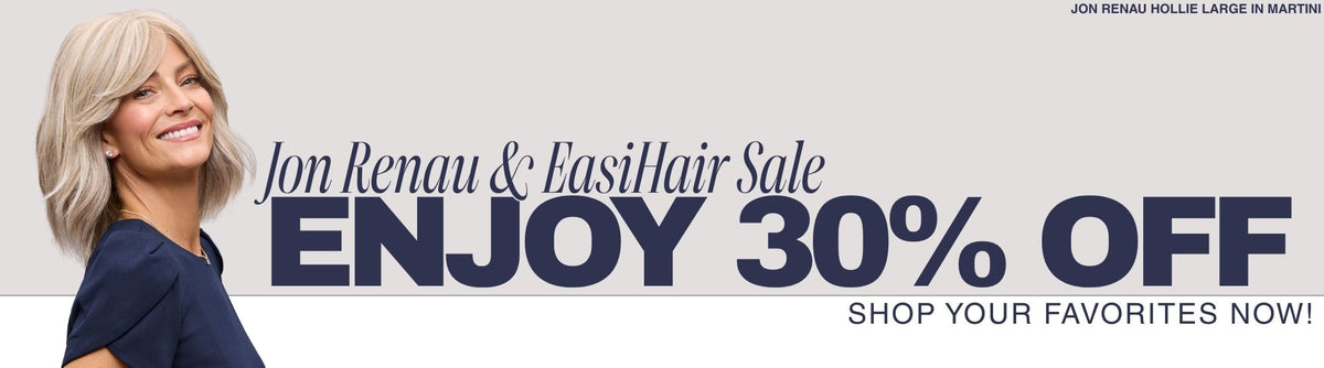 Enjoy 30% off Jon Renau and EasiHair sale. Shop your favorites now! Model wearing the style Hollie Large by Jon Renau in the color Martini.