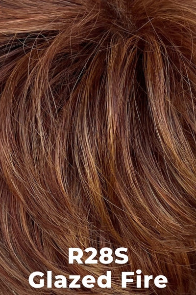Raquel Welch - Synthetic Colors - Glazed Fire (R28S). Fiery Red w/ bright Red highlights on top.