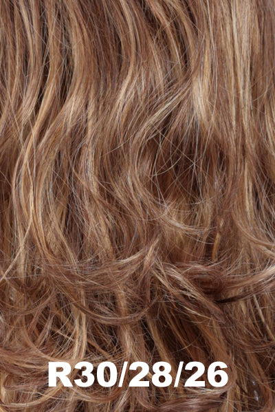 Estetica Wigs - Somers - R30/28/26. Medium Auburn/Light Auburn/Golden Blonde blend.