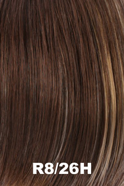Estetica Wigs - Jagger - R8/26H. Golden Brown w/ Golden Blonde highlight.