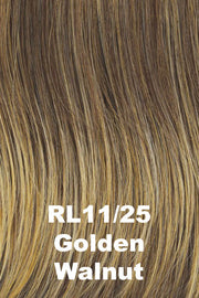 Color Golden Walnut (RL11/25) for Raquel Welch wig Born to Shine.  Medium brown with very golden highlights.