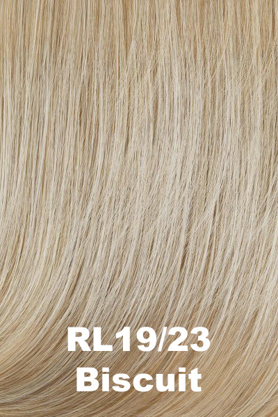Color Biscuit (RL19/23) for Raquel Welch Top Piece Unmatched 18". Cool Platinum Blonde w/ subtle highlights.