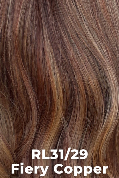 Raquel Welch Wigs - Boutique Chic - Fiery Copper (RL31/29). Copper w/ Gold highlights.