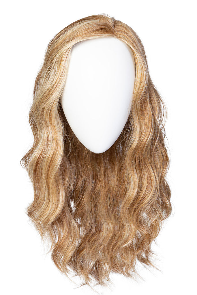 Photo of Day to Date on a mannequin head in the color Honey Ginger.