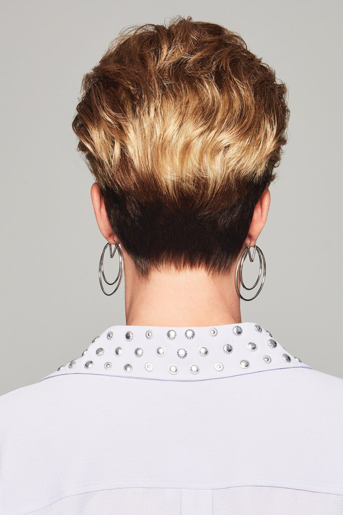 Model wearing Raquel Welch Top Piece Lyric 8.