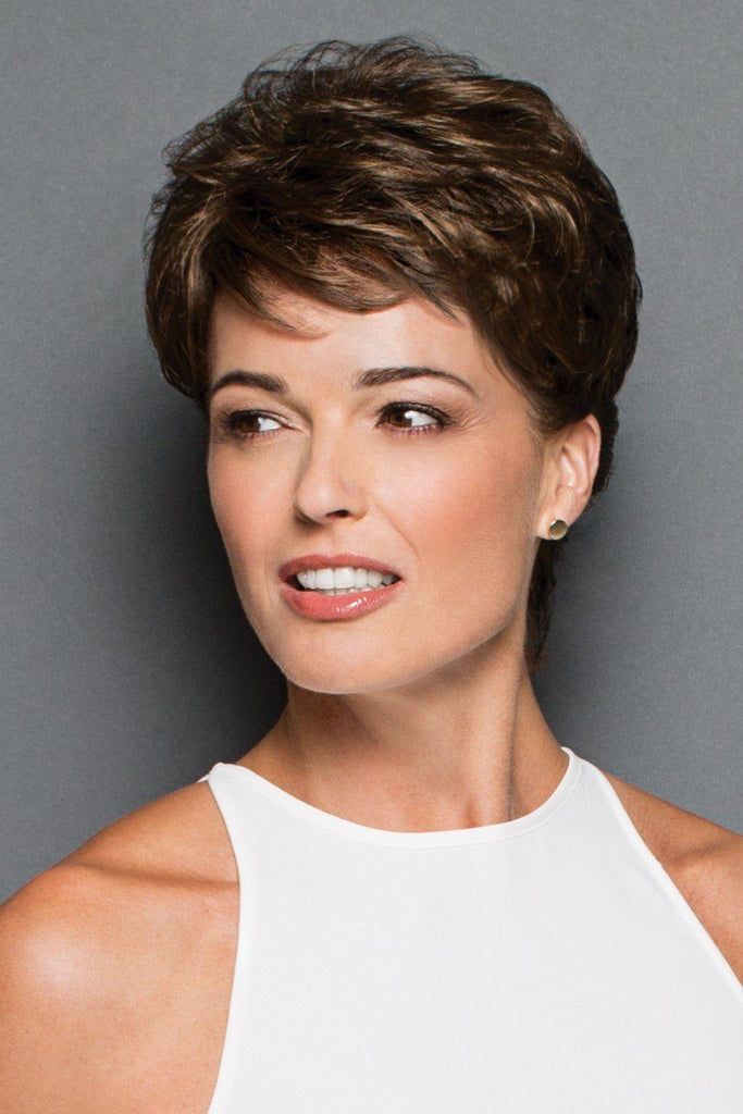 Model wearing Raquel Welch Top Piece Sonata 8.