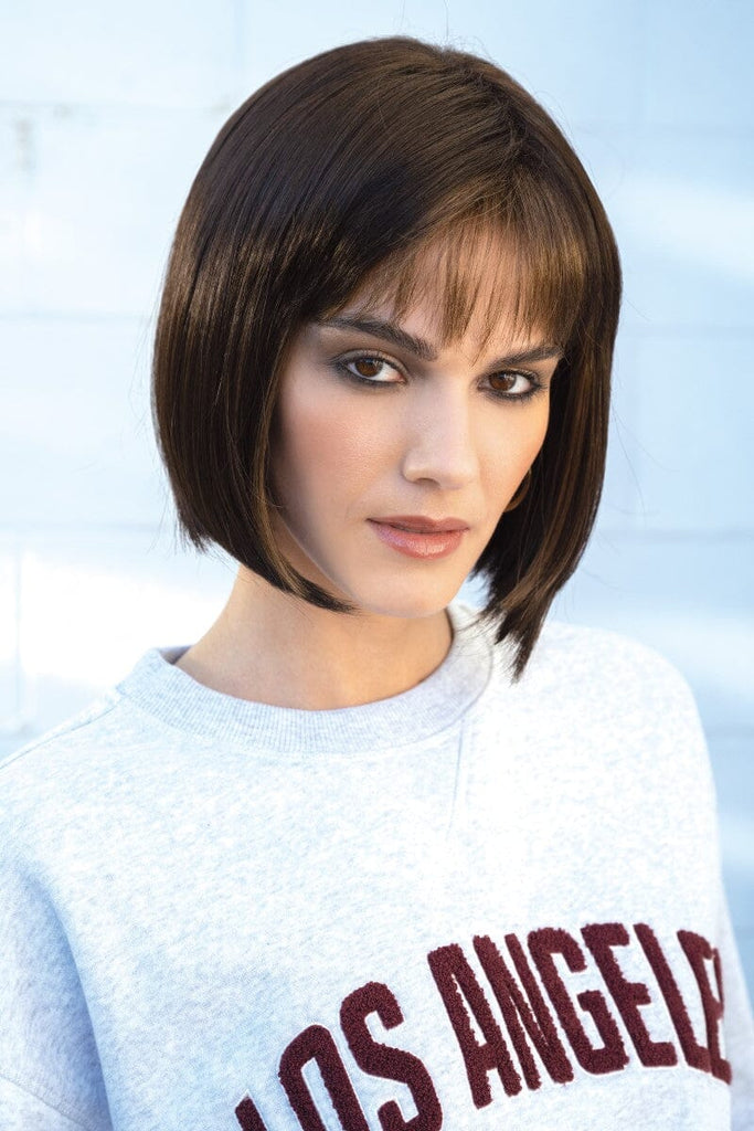 Model wearing the Rene of Paris wig Nico #2392 3.