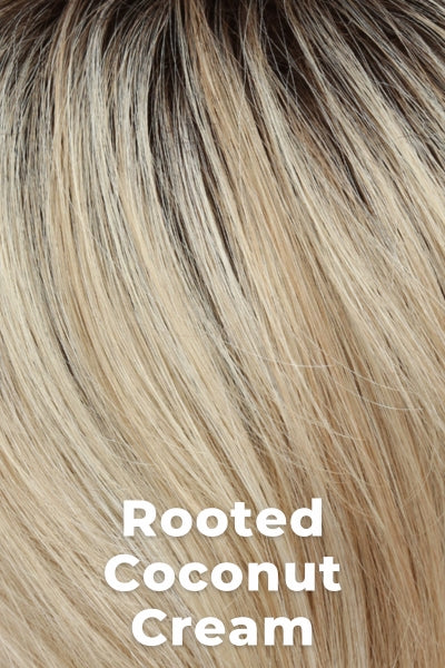 Tony of Beverly Wigs - Avery - Rooted Coconut Cream. Brown Root w/ Coconut Cream Ends.
