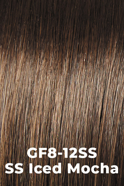 Gabor - Edge Factor - SS Iced Mocha (GF8-12SS). Medium Blonde highlight with a rooted Medium Brown base.