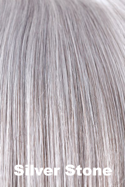 Color Silver Stone for Noriko wig Rin (#1730). Multiple Shades of Grey Blended with a Dark Brown Base.