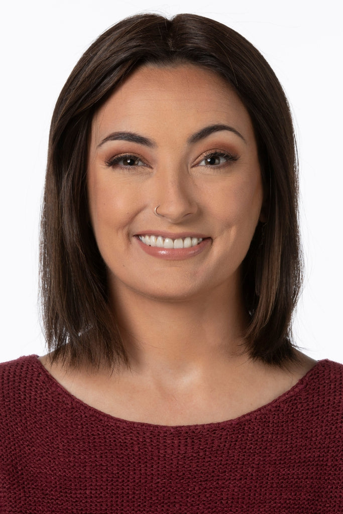 Woman wearing Grand Topper by Toni Brattin.