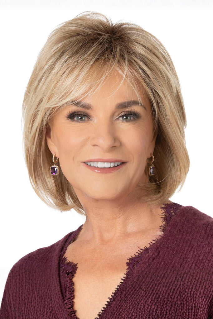 Model styling Effortless by Toni Brattin wigs.