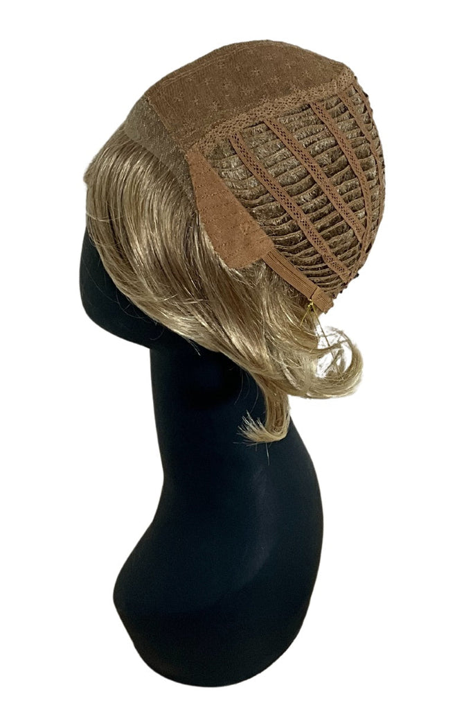 Close up of cap construction showing the HeritageCap, RTW Lace Front and UltimateFit.