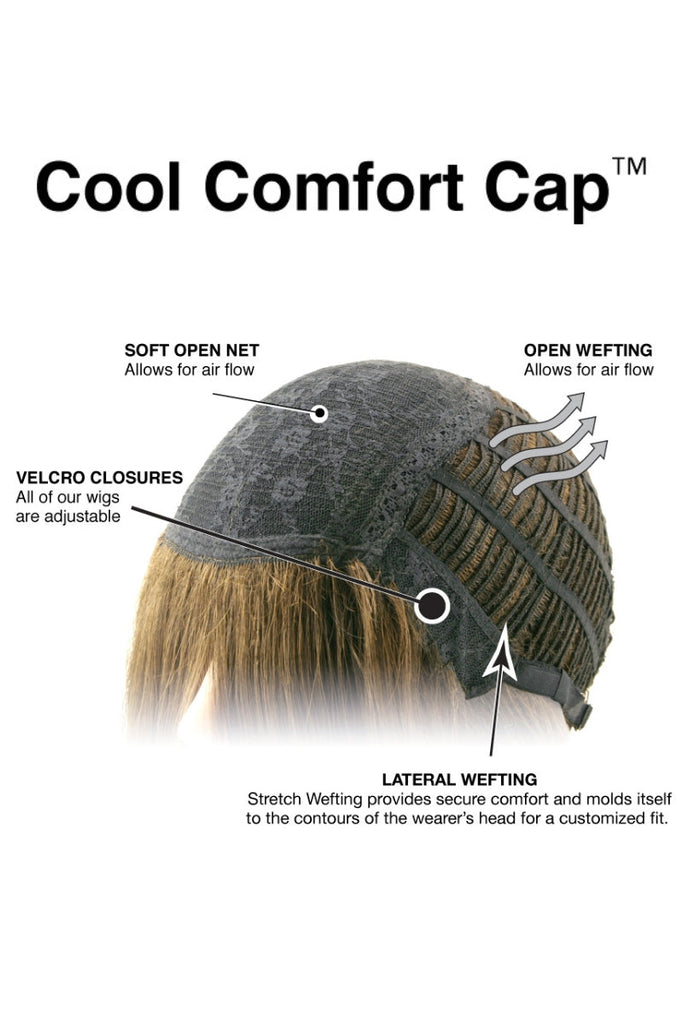 Cap Construction of Cool Comfort Cap by TressAllure.