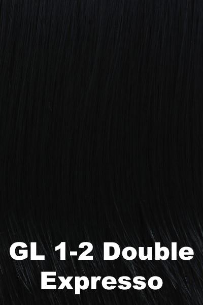 Color Double Expresso (GL1/2) for Gabor wig Top Choice.  Pure black and near black mix.