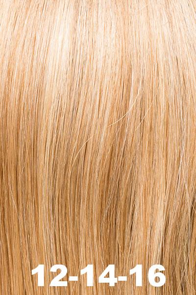Color 12/14/16 for Fair Fashion Human Hair Top Piece Easy Volume Luxury Net M (#3117). 