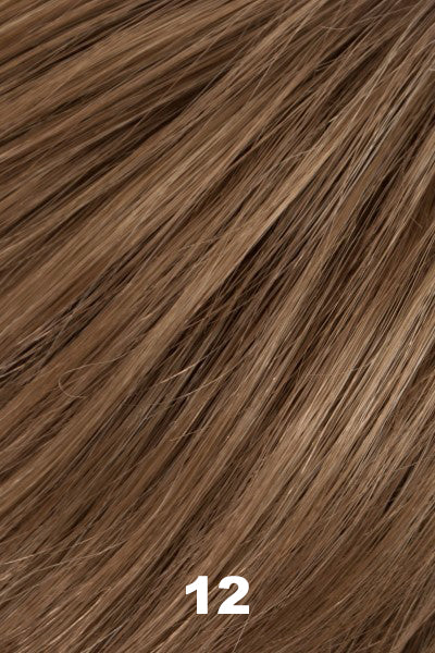 Color 12 for Tony of Beverly wig Bijou.  Medium brown with golden undertones.