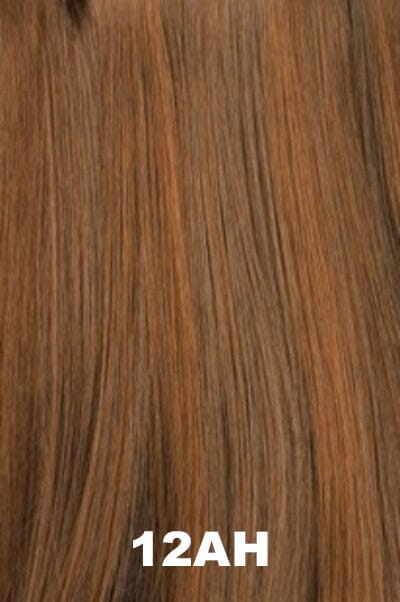 Color Swatch 12AH for Henry Margu Wig Brie (#4526). Warm brown with light reddish brown highlights.
