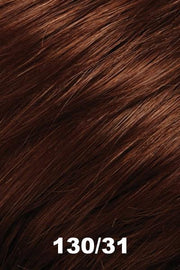 Color 130/31 (Cherry Cobbler) for Jon Renau wig Alia (#5134). Deep red brown base with brighter red blend and medium red tips.