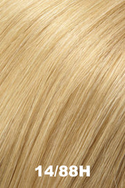 Color 14/88H (Vanilla Macaron) for Jon Renau wig Sophia Human Hair (#718). Pale wheat blonde with a golden vanilla undertone.