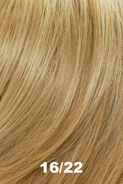 Color 16/22 for Tony of Beverly wig Manhattan.  Medium honey blonde with subtle light blonde highlights.