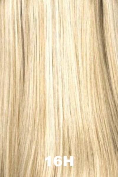 Color Swatch 16H for Henry Margu Wig Kendall (#4758). Cool, grey blonde with pale blonde highlights.
