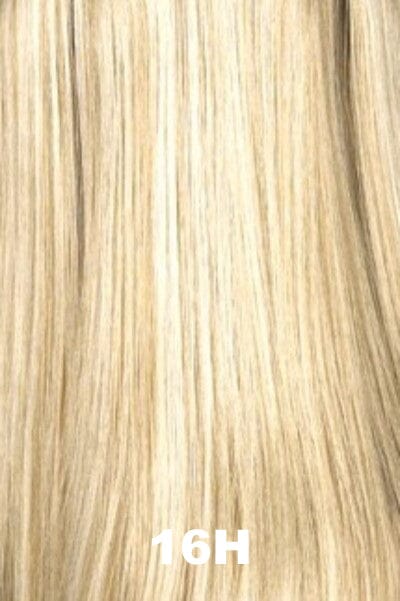 Color Swatch 16H for Henry Margu Wig Carly (#2515). Cool, grey blonde with pale blonde highlights.