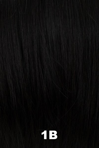 Color 1B for Tony of Beverly wig Lacey.  Dark, ebony black.