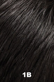 Color 1B (Hot Fudge) for Jon Renau wig Rachel Lite (#5864). Soft darkest black.