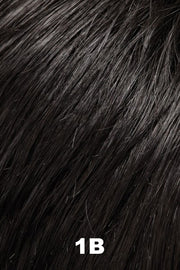 Color 1B (Hot Fudge) for Jon Renau wig Phoenix (#814/814A). Soft darkest black.