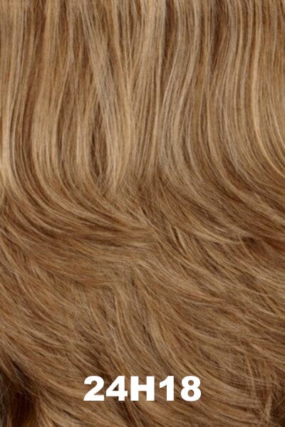 Color Swatch 24H18 for Henry Margu Wig Katie (#2509). Cool, grey brown with warm blonde highlights.