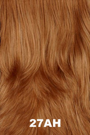 Color Swatch 27AH for Henry Margu Wig Felicia (#2452). Dark blonde base with red undertones and pale blonde highlights.