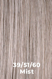 Color 39/51/60 (Mist) for Jon Renau wig Simplicity Mono (#5131). Pale grey and sunlit brown hue blend.