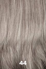 Color Swatch 44 for Henry Margu Wig Stella (#4800). Darkest brown with cool undertones and 50% grey blend.