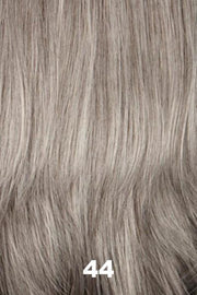 Color Swatch 44 for Henry Margu Wig Bonnie (#2458). Darkest brown with cool undertones and 50% grey blend.