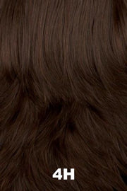 Color Swatch 4H for Henry Margu Wig Kelly (#4745). Medium rich dark brown with subtle neutral brown highlights.