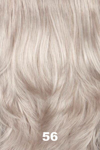 Color Swatch 56 for Henry Margu Wig Carly (#2515). Grey and subtle blend of 15% light brown blend.