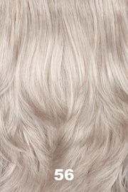 Color Swatch 56 for Henry Margu Wig Gianna (#4766). Grey and subtle blend of 15% light brown blend.
