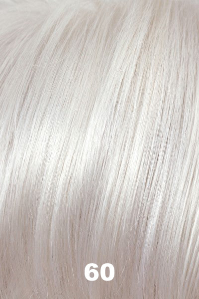 Color 60 for Alexander Couture wig Amara (#1033).  A delicate, pure white tone.