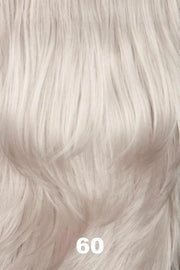 Color Swatch 60 for Henry Margu Wig Amelia (#2507). White with subtle grey undertone blend.