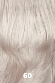 Color Swatch 60 for Henry Margu Wig Brie (#4526). White with subtle grey undertone blend.