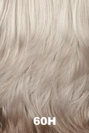 Color Swatch 60H for Henry Margu Wig Kelly (#4745). Lightest grey gradually darkening into a blend of grey and light brown in the back.