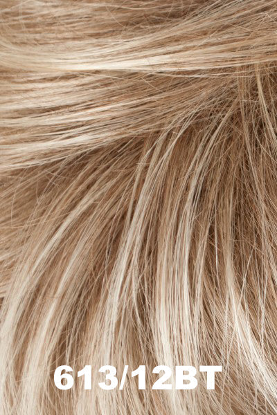 Color 613/12BT for Tony of Beverly wig Pippa.  Medium golden blonde blended with light creamy blonde.